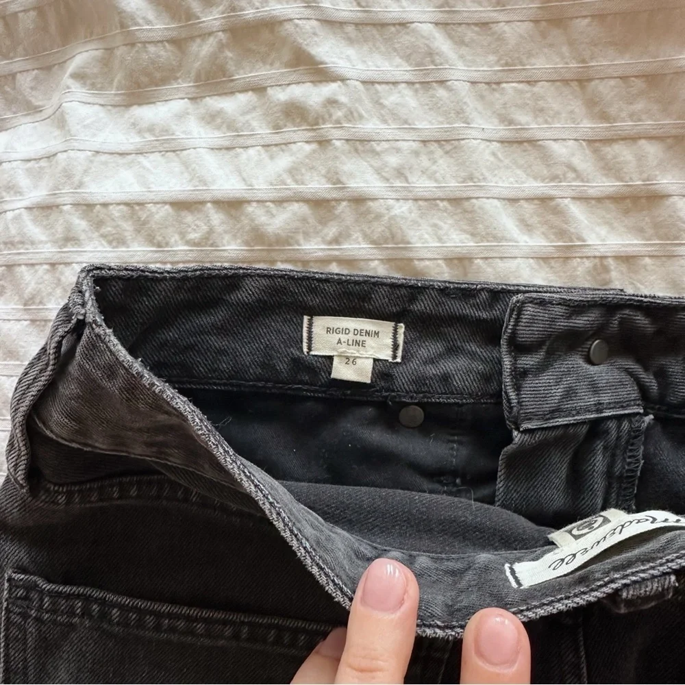 Madewell Rigid Denim A-Line Skirt